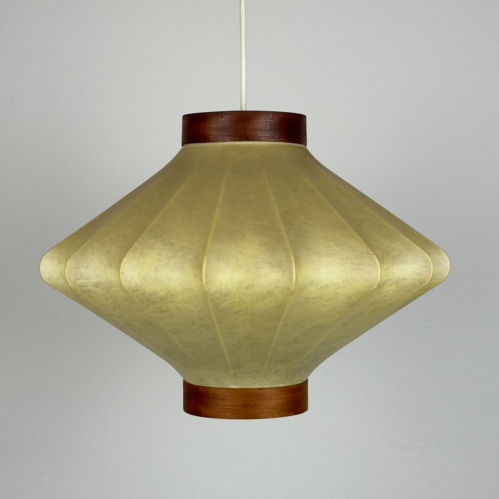 Mid Century Cocoon Pendant Lamp, Achille Castiglioni, Italy 1960s photo furniture