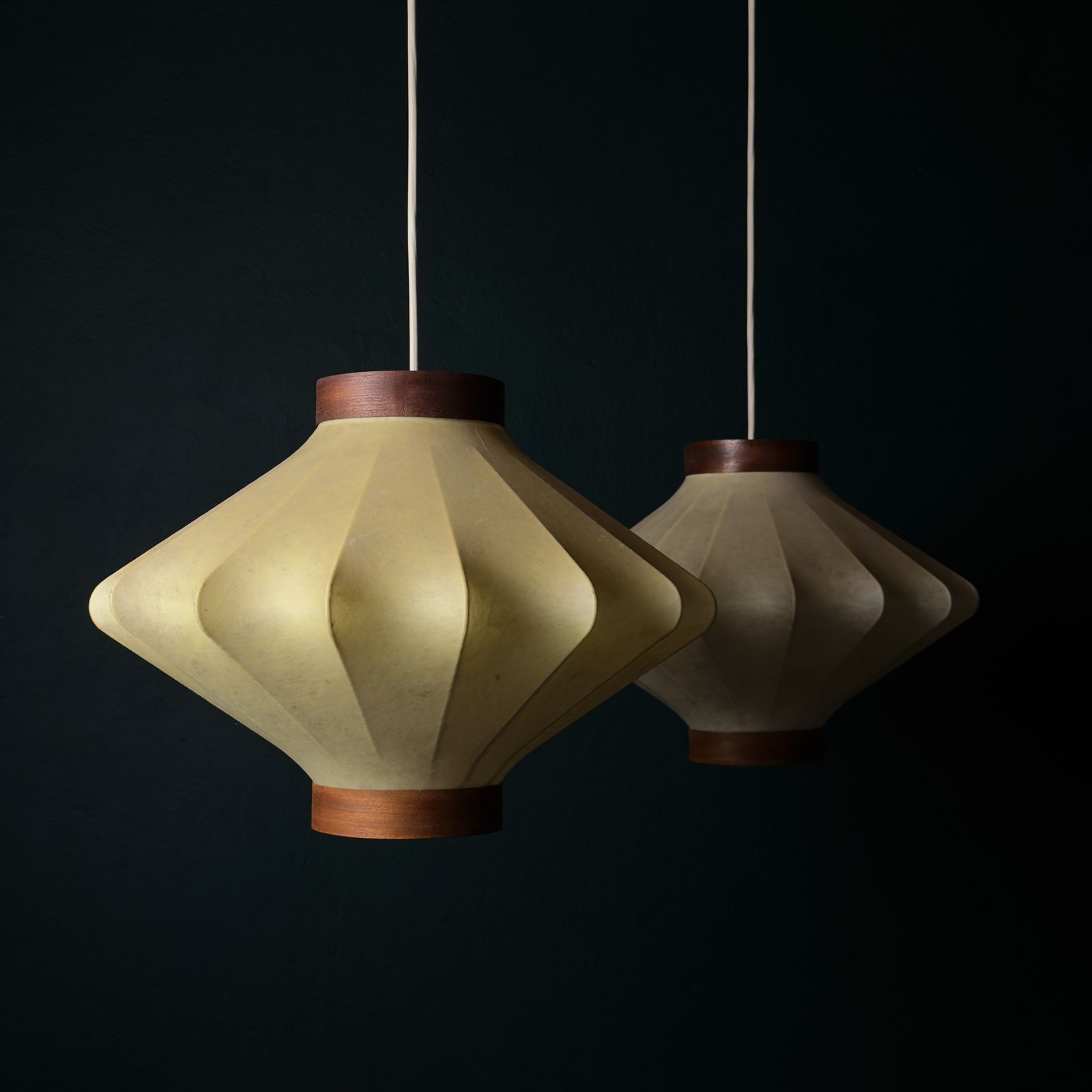 photo vintage Mid Century Cocoon Pendant Lamp, Achille Castiglioni, Italy 1960s
