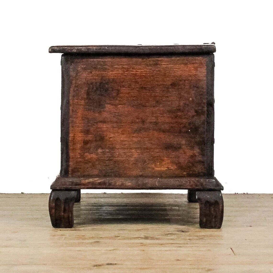 Early 20th Century Small Antique Oak Chest  Antique Coffer  Antique Furniture  Antiques  Antique Storage photo for sale