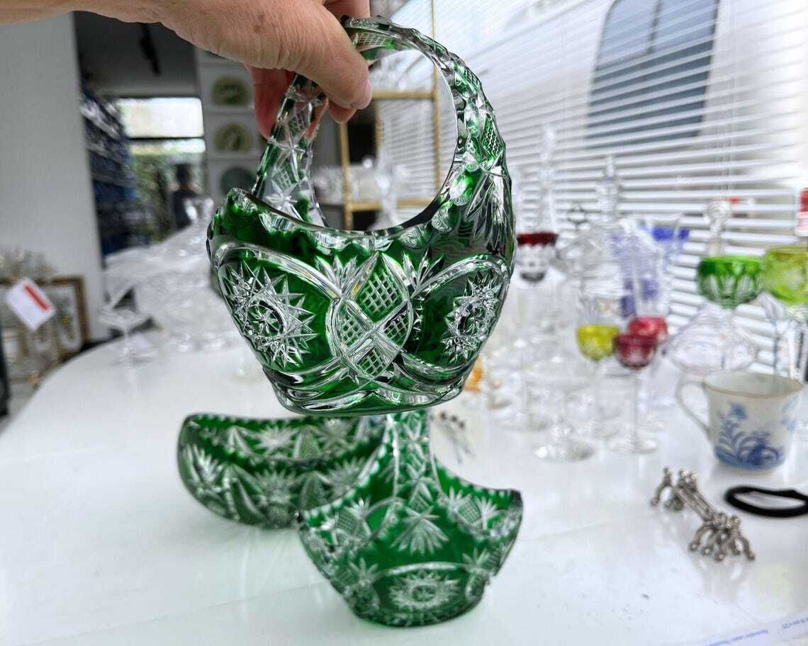 Smaragdgroen Kristal – Set Van 2 Manden – Nachtmann photo Woonaccessoires