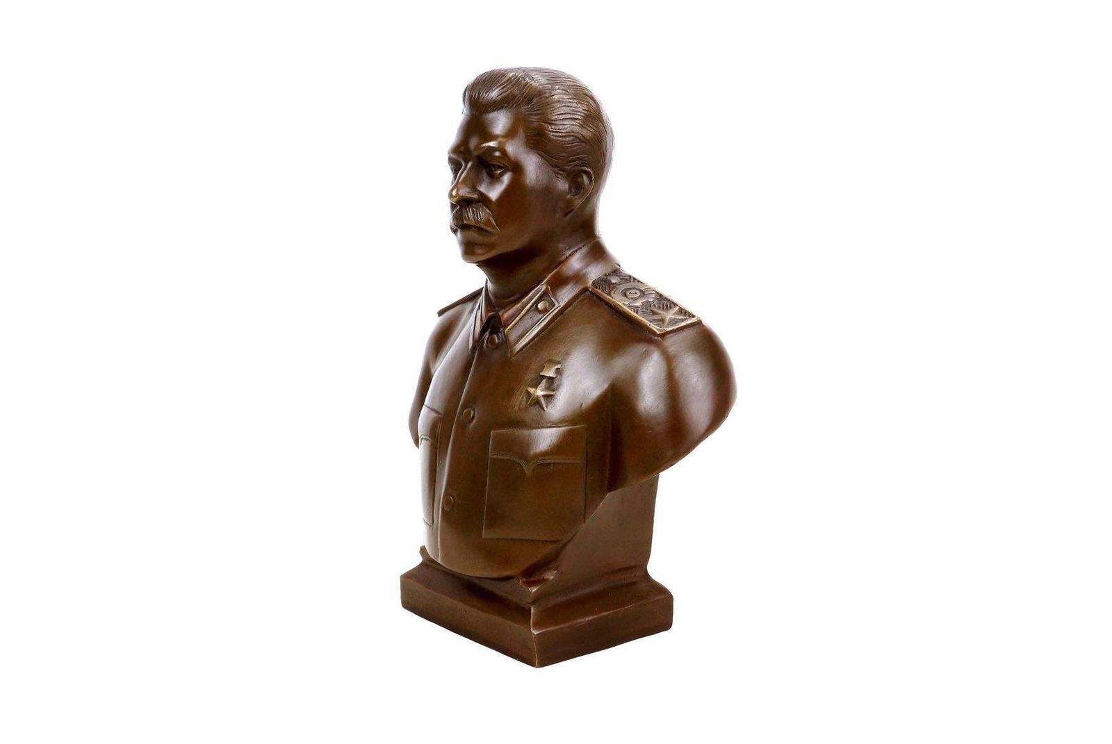 Bronze Bust Of Joseph Stalin, 1953 Style photo 1208.0