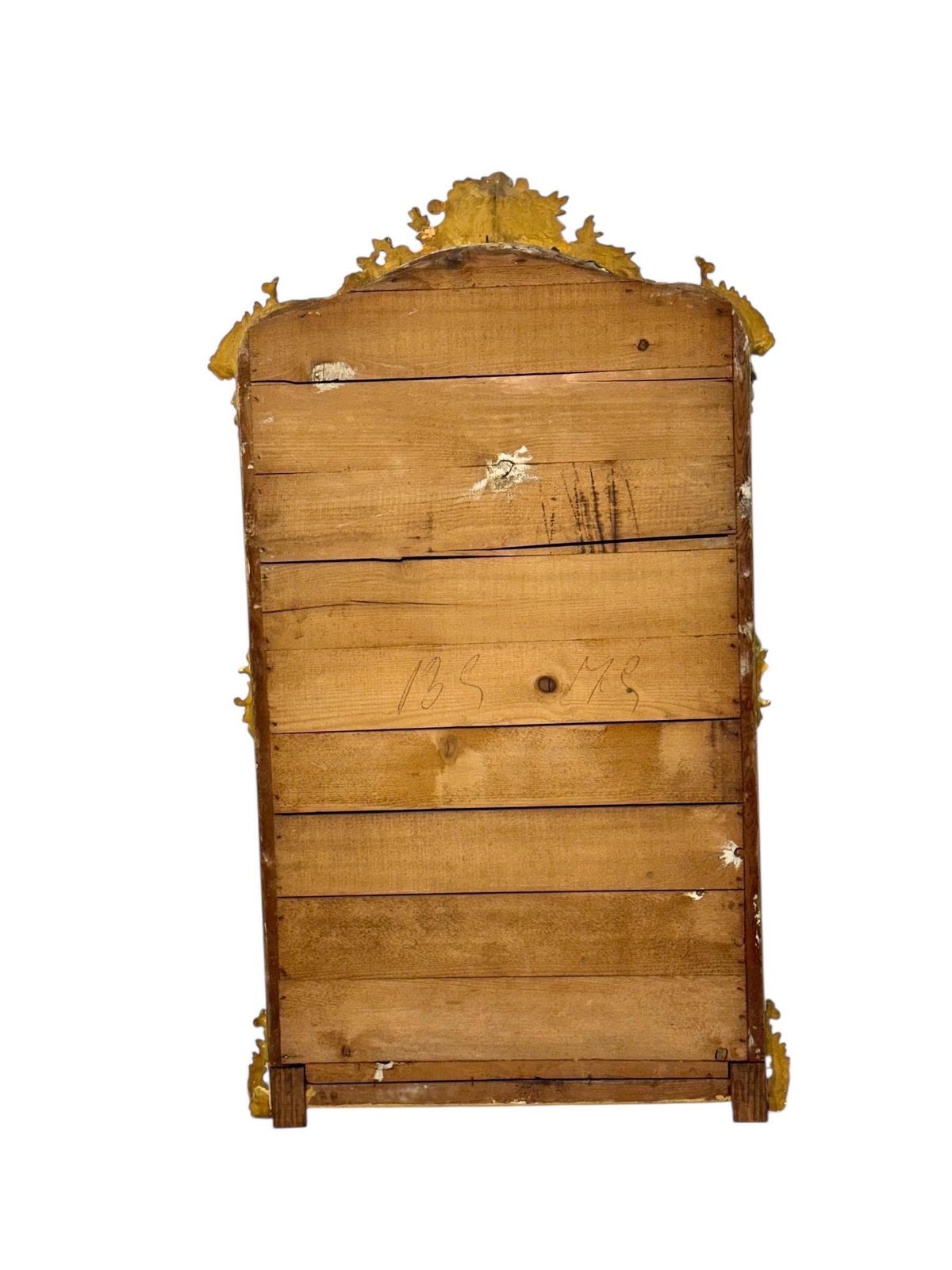 Home Decor Large Antique Louis XV Gilt And Beveled Mirror, France 19th Century photo