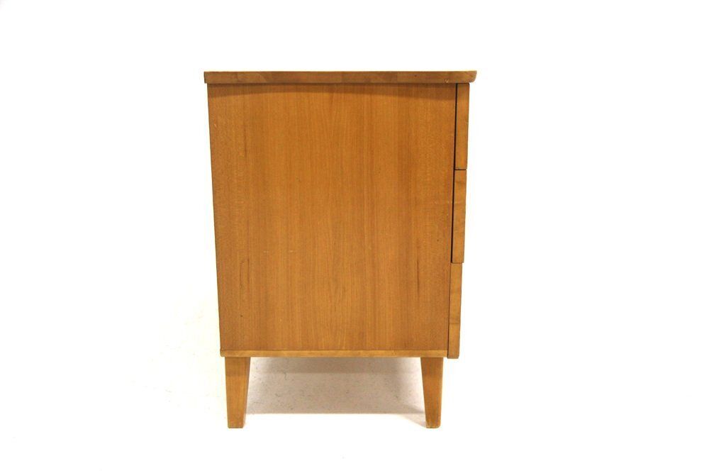 Swedish Modern Elm Chest Of Drawers, 1940s photo for sale