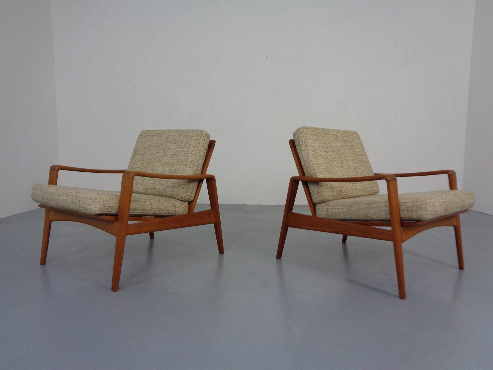 Danish Modern Living Room Set By Arne Wahl Iversen For Komfort, 1960s, Set Of 3 photo vinterior