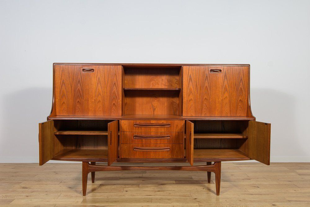 1738.0 Mid Century Model Fresco Sideboard In Teak By Victor Wilkins For G Plan, United Kingdom, 1960s photo