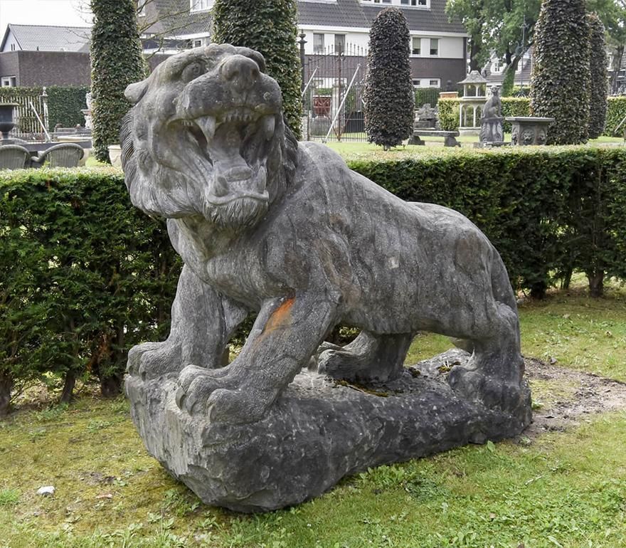Large Saber Tiger Out Of Stone 20th Century photo for sale