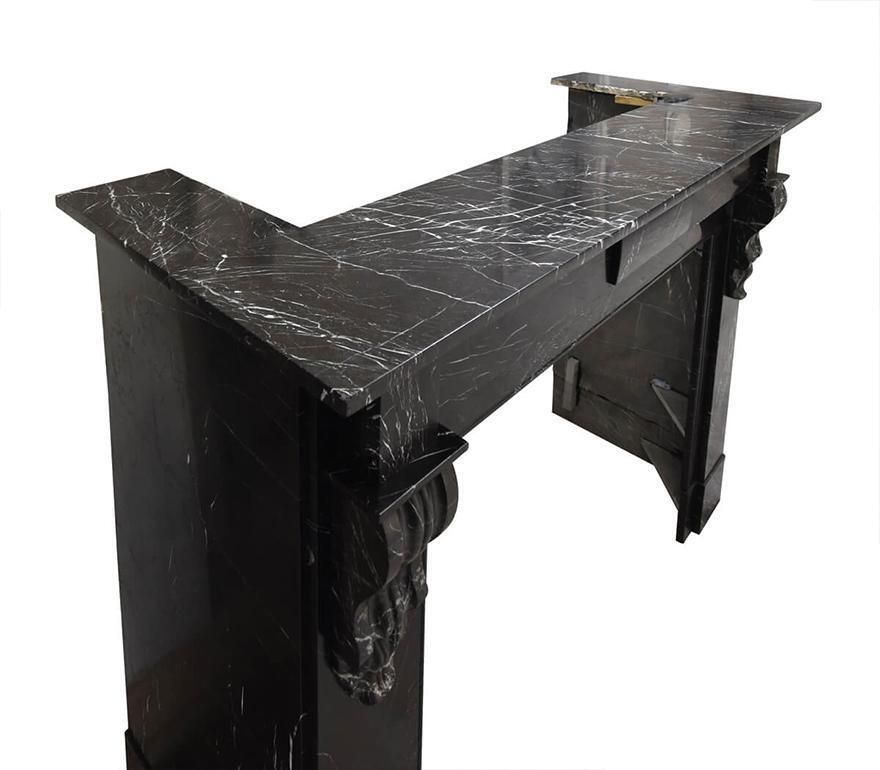 Antique Marble Fireplace Mantel Type Louis XVI 19th Century photo vinterior