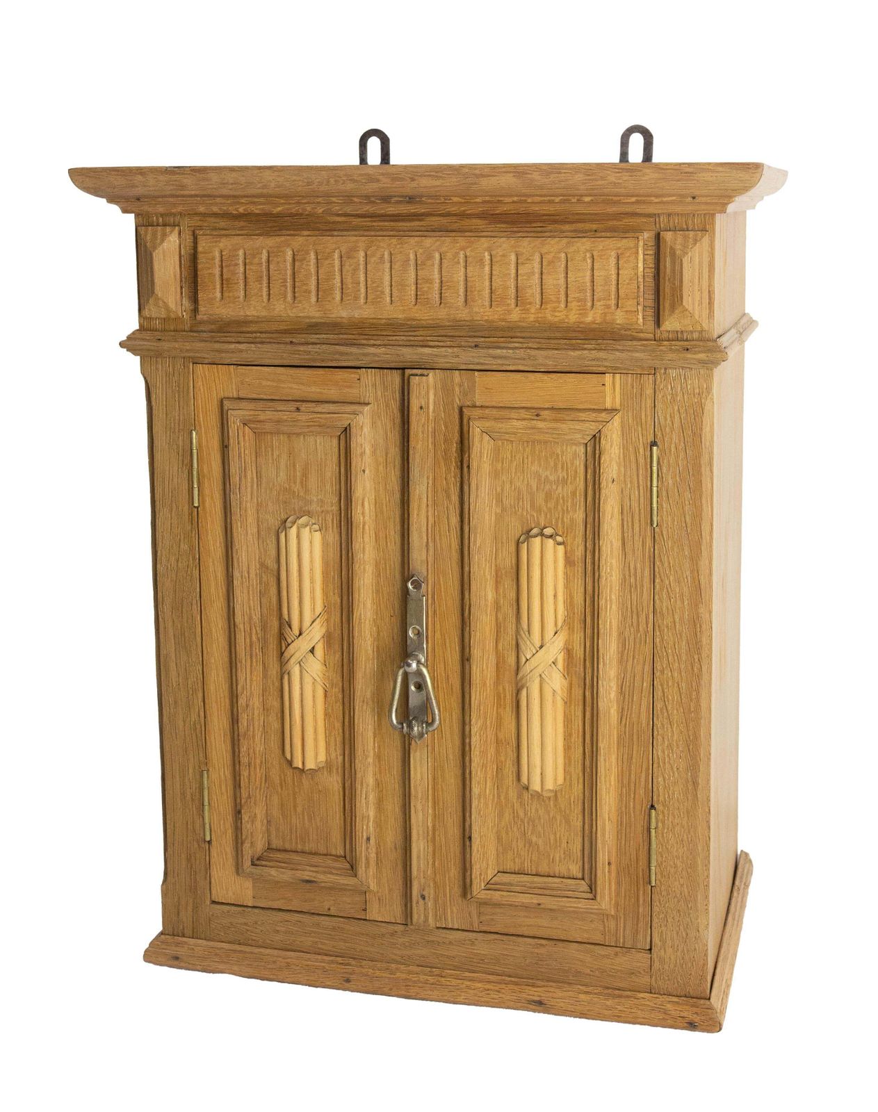French Massive Oak Wall Cabinet In The Louis XVI Style, Circa 1900 photo furniture