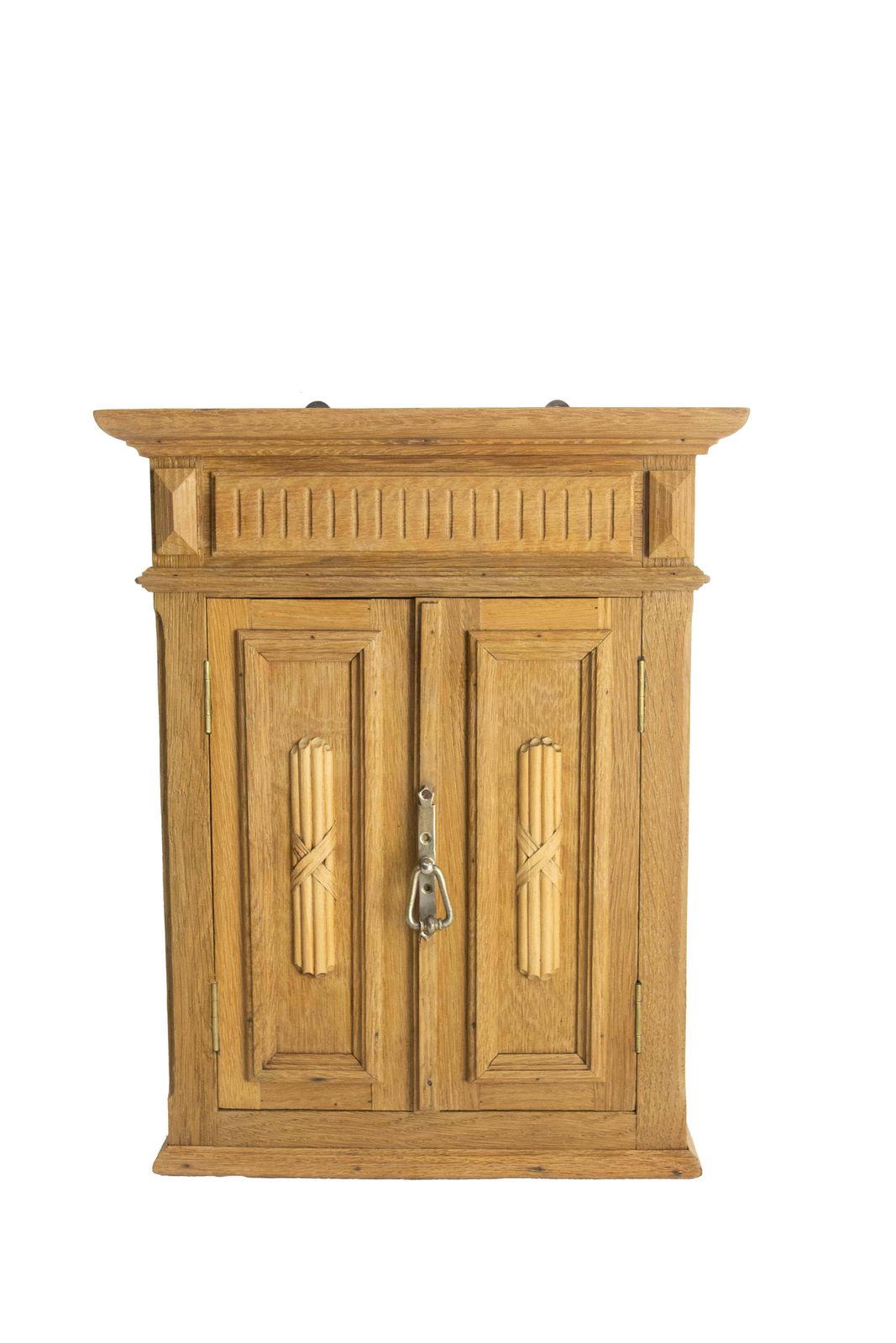 French Massive Oak Wall Cabinet In The Louis XVI Style, Circa 1900 photo for sale