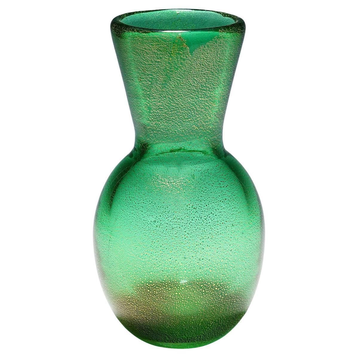 Vintage Art Glass Vase By Seguso Murano 1950s