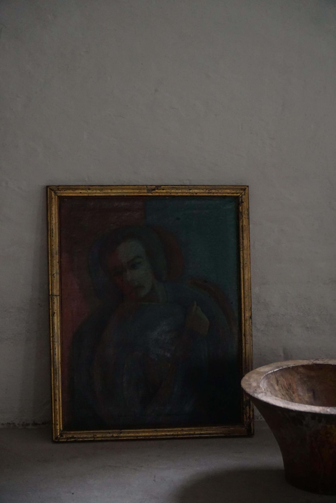 648.0 Oil On Canvas Portrait Painting, Unknown Danish Artist, Early 20th Century photo