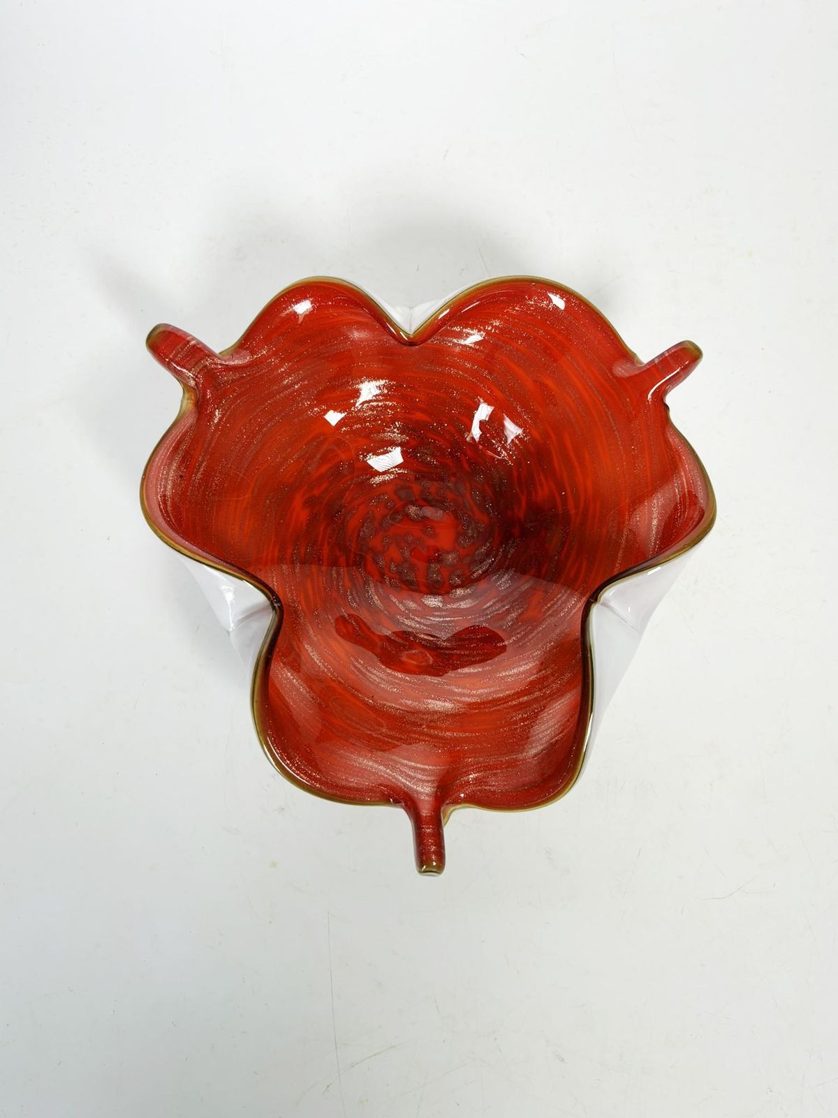 Red Italian Glass Ashtray, France, 1960 photo Home Decor