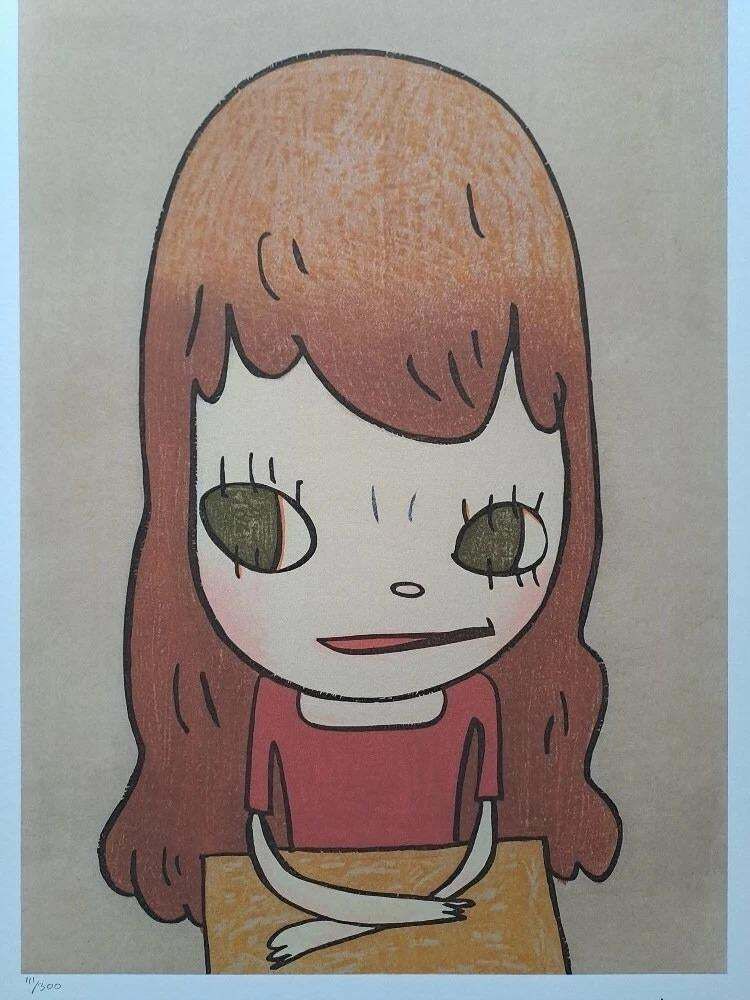 Nara Yoshitomo, Just A Little, 1990s, Limited Edition Lithograph photo for sale