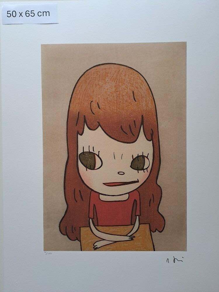 Nara Yoshitomo, Just A Little, 1990s, Limited Edition Lithograph photo Art