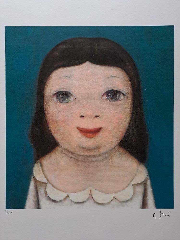 After Nara Yoshitomo, Girl, 1990s, Limited Edition Lithograph photo furniture