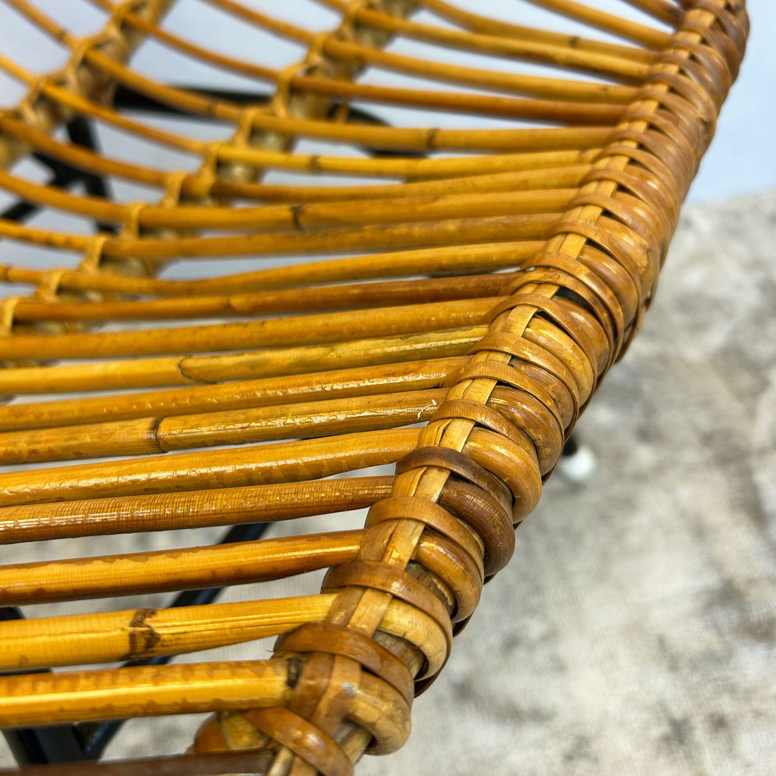 Bamboo And Rattan Chair By Dirk Van Sliedrecht For Rohé Noordwolde photo vinterior