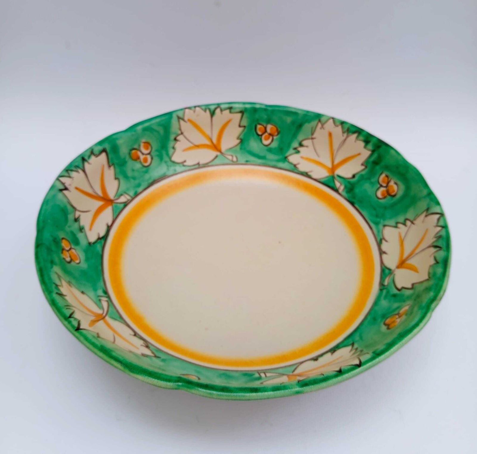 Cas Vietri Ceramic Centerpiece Cup, Vintage Midcentury Design Tray