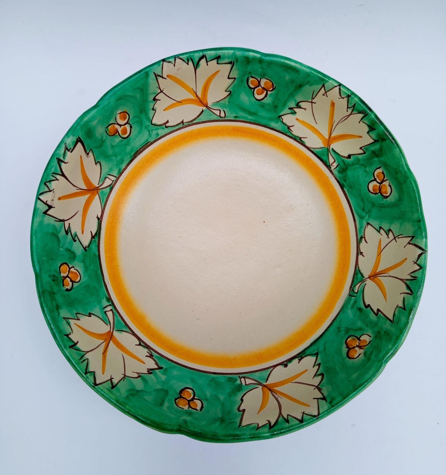 Cas Vietri Ceramic Centerpiece Cup, Vintage Midcentury Design Tray photo Home Decor