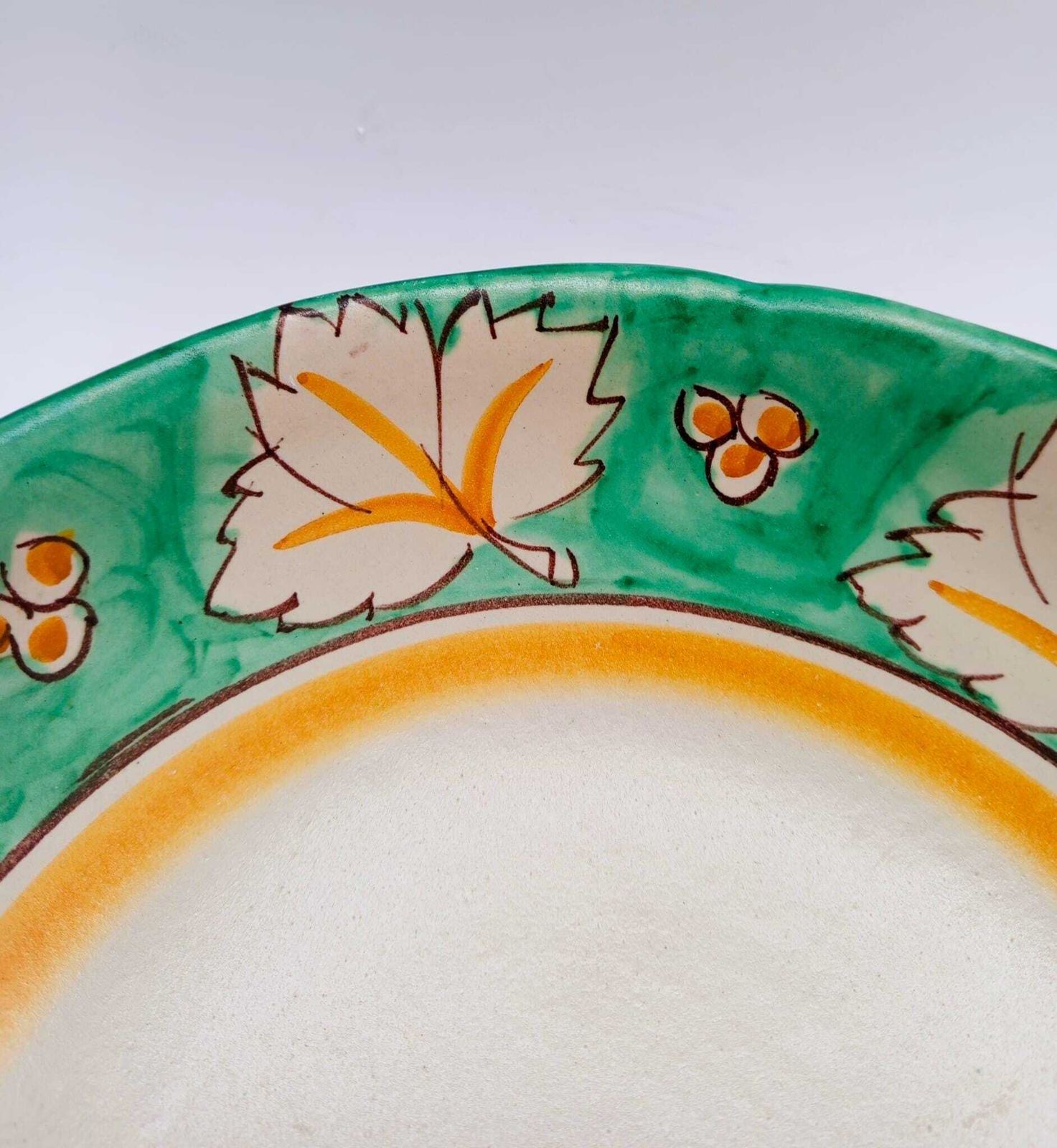 Cas Vietri Ceramic Centerpiece Cup, Vintage Midcentury Design Tray photo 184.0