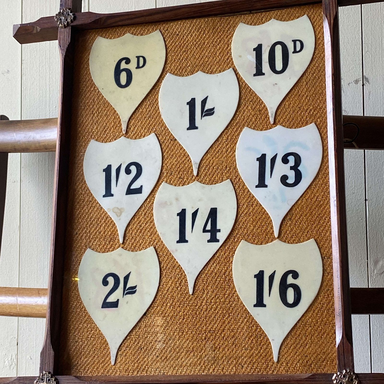 Vintage Butchers Price Labels, 1950s photo buy