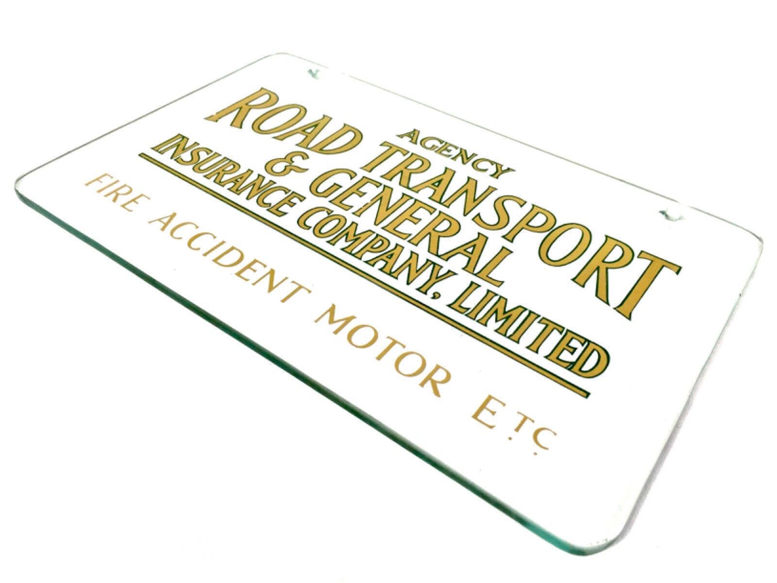 Antique Advertising Collection Of Road Transport Insurance Sign / Paper Weight photo vinterior