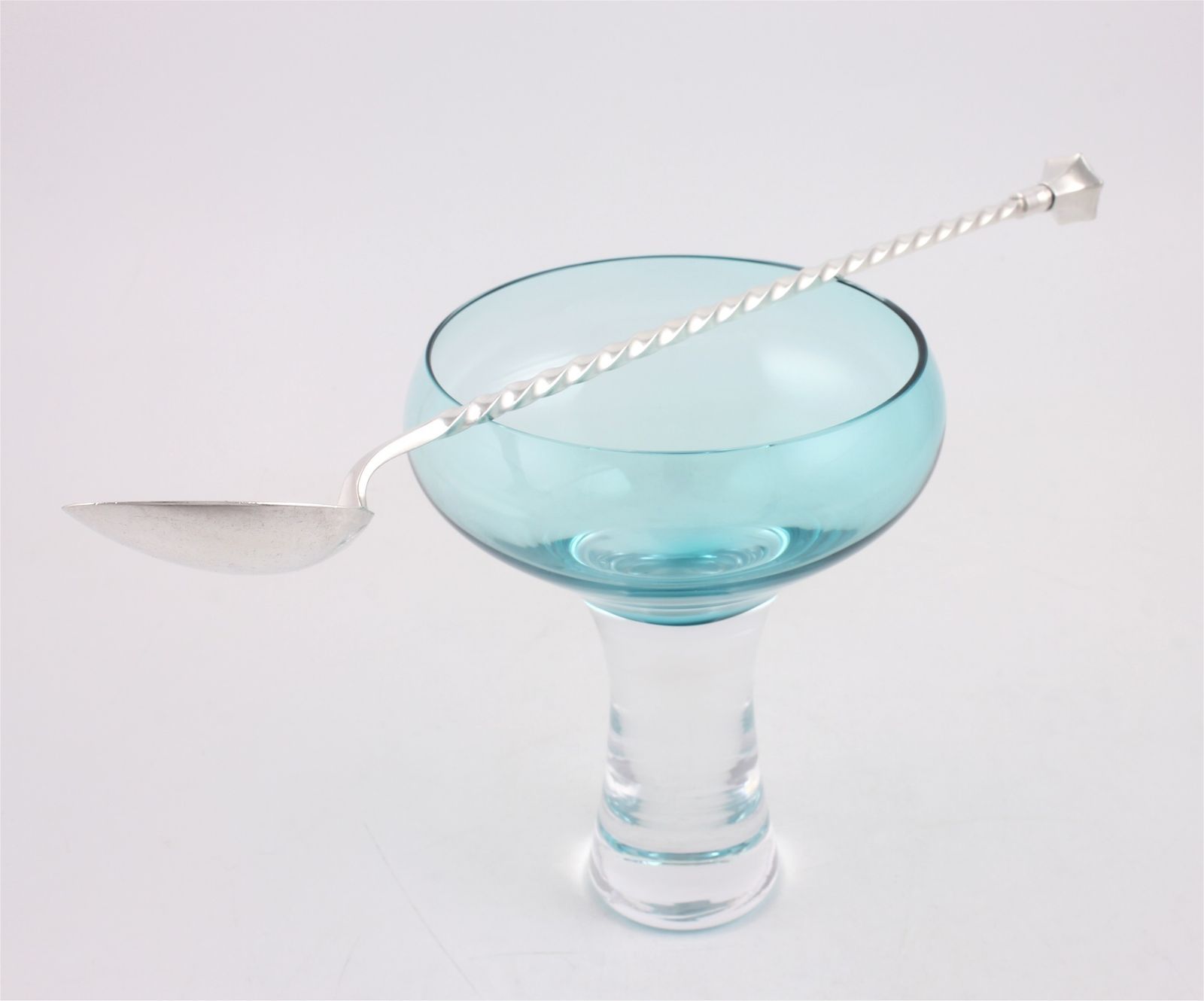 Long Christofle Cocktail Stirrer Spoon. Vintage Silver Plated Muddler. photo vintage
