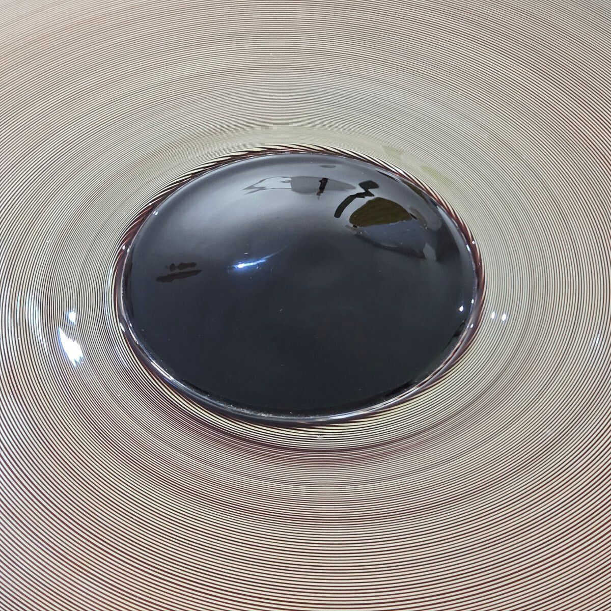 photo furniture Tapio Wirkkala (1915 1985). Large Filigree Blown Glass Dish