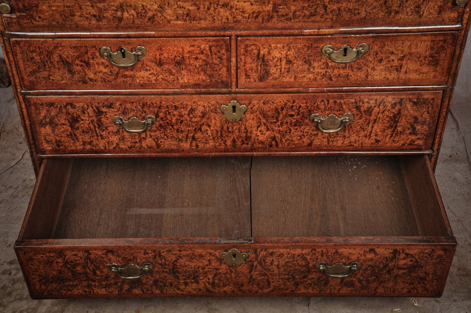 photo for sale Fine 17th Century Mulberry Bureau In The Manner Of Coxed & Woster