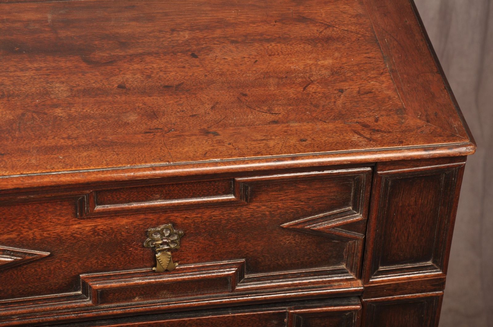 photo buy Rare Charles II Walnut & Fruitwood Chest Of Drawers