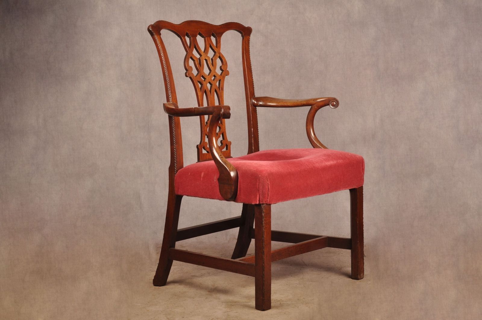 Fine 18th Century Mahogany Chippendale Armchair photo furniture