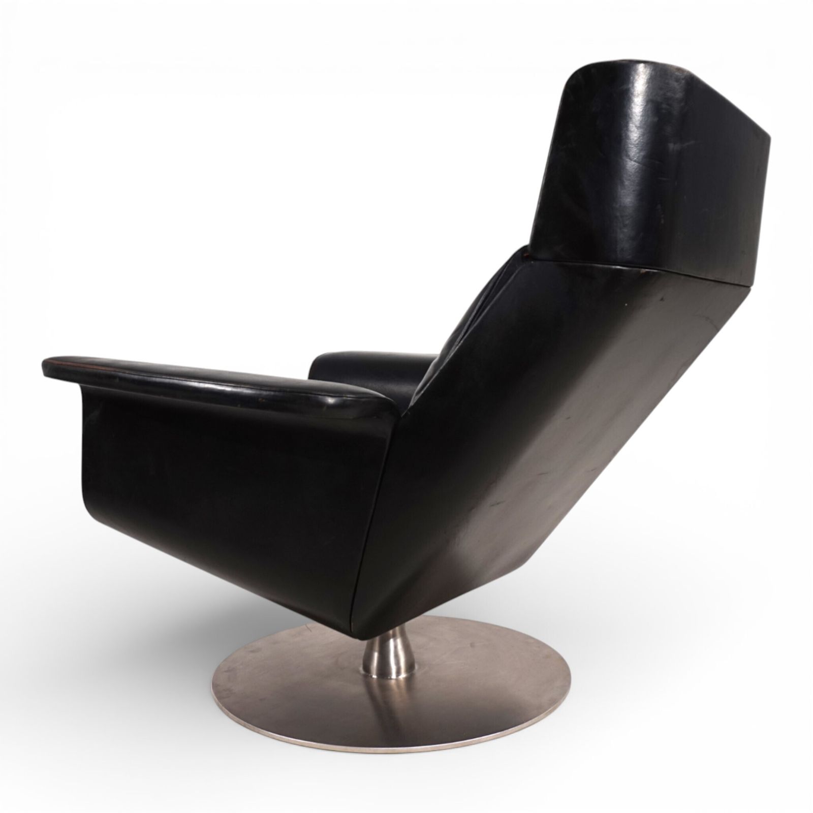 Kaufeld Siesta 62 Leather Lounge Chair By Jacques Brule, 1960 photo 1595.0