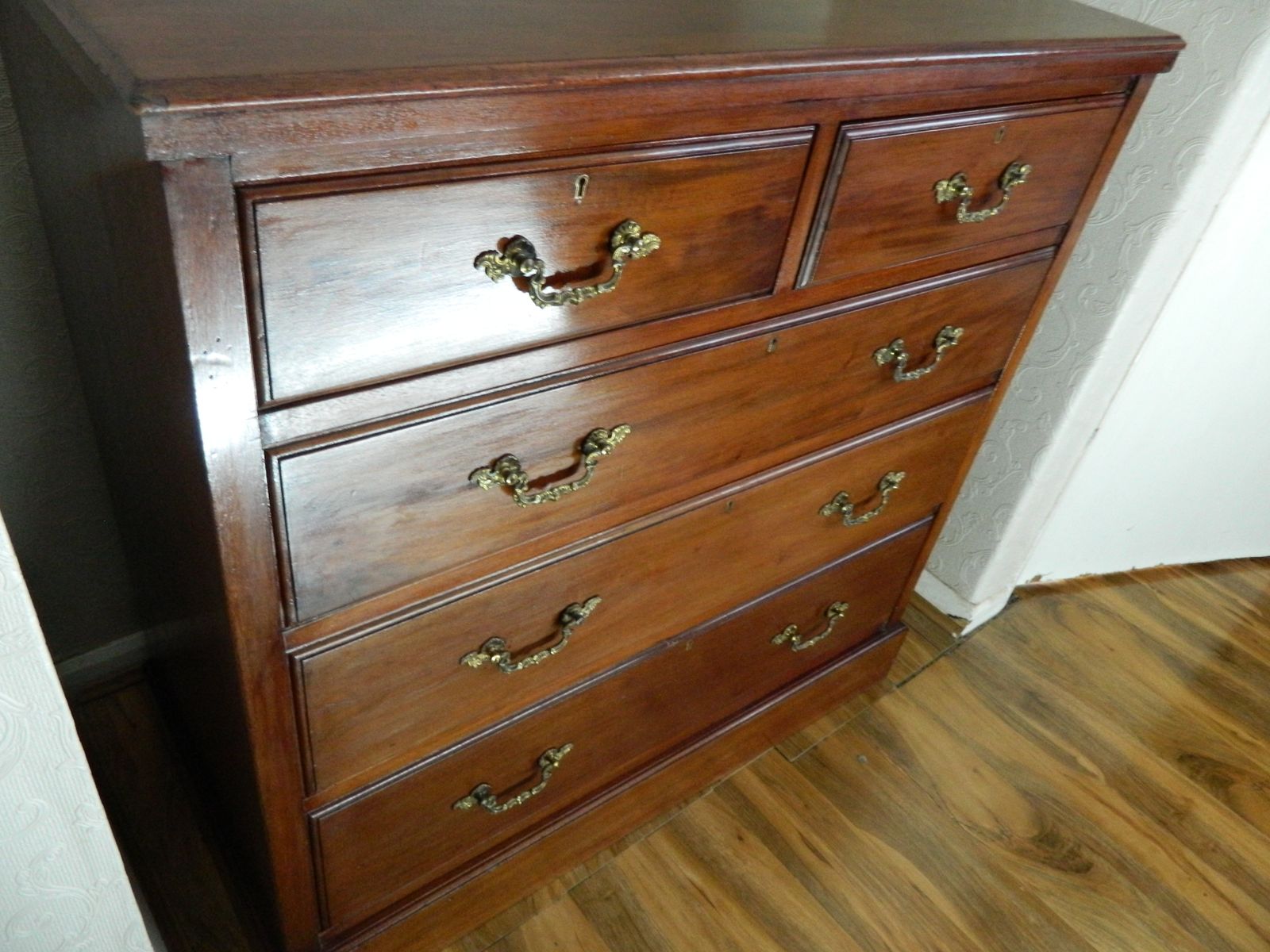 Warings & Gillow Mahogany Chest Of Drawers photo Furniture