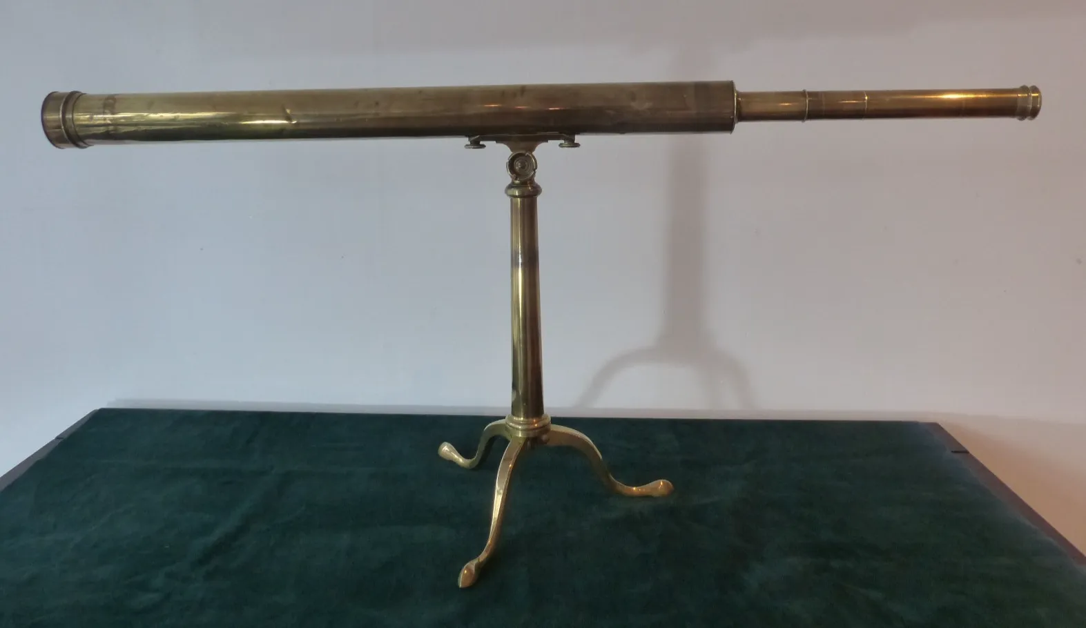 Antique Mid 19th Century Refracting Telescope Dollond London Stand & Case photo for sale
