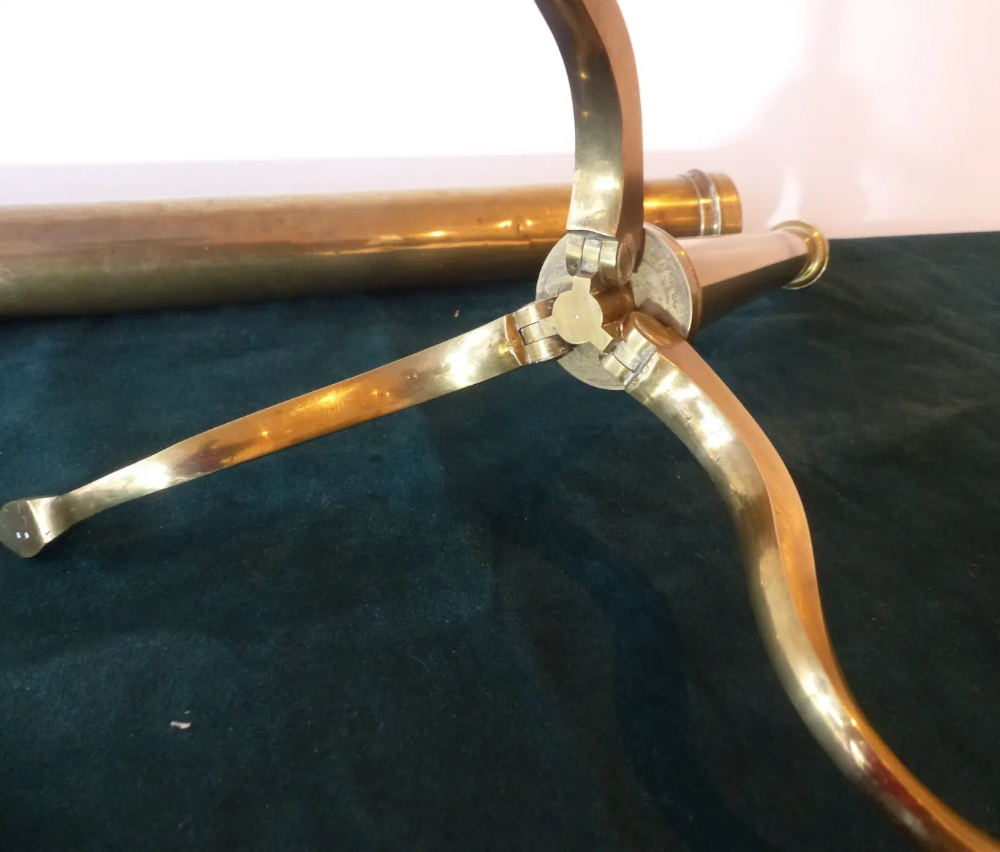 Home Decor Antique Mid 19th Century Refracting Telescope Dollond London Stand & Case photo