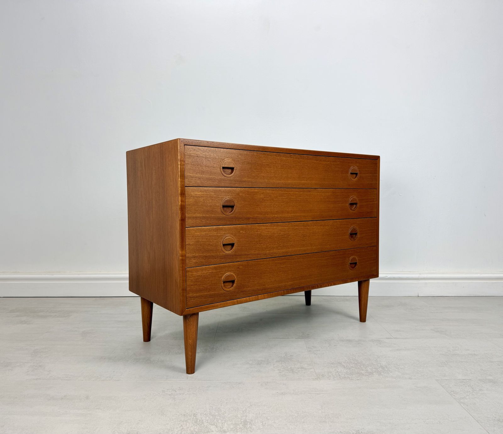 Danish Teak Chest Of Drawers, 1970s photo 725.0