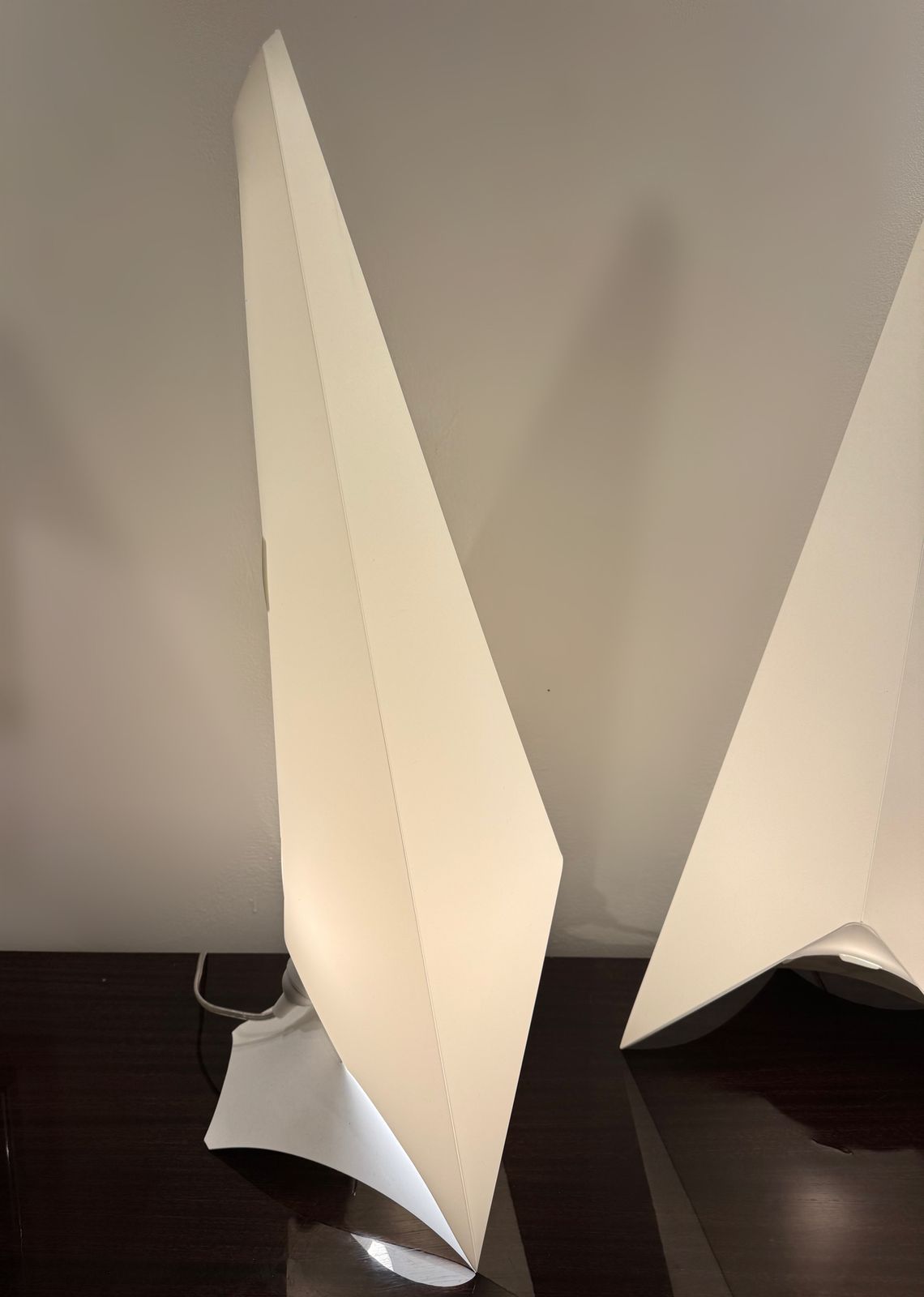 Pair Of Stealth Lamps By Kazuhide Takahama For Sirrah Tokyo Japan, 1995 photo for sale