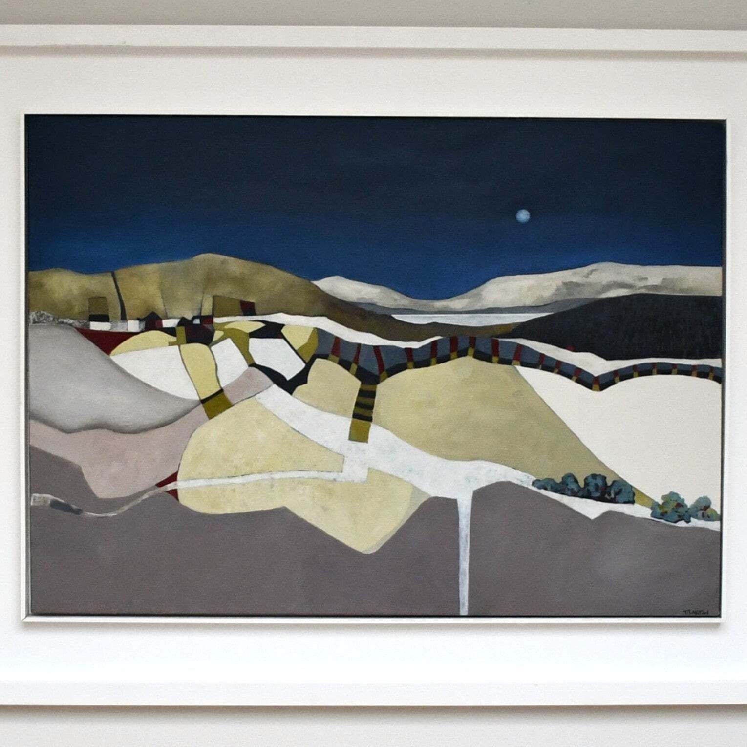 Abstract Landscape Painting By Teresa Lawton photo furniture