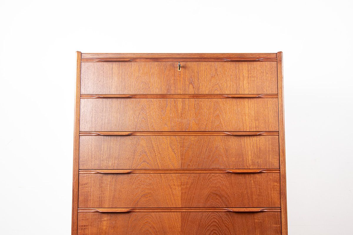 Grande commode danoise dite « Week Table », 7 tiroirs en teck, par Henning Jørgensen pour Fredericia Furniture, 1960. photo for sale