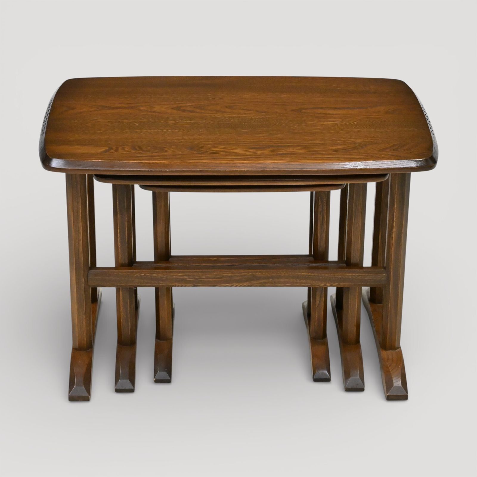 Ercol Nest Of Tables Chedworth Nest Of 3 Tables Golden Dawn Free Uk Delivery* photo vinterior