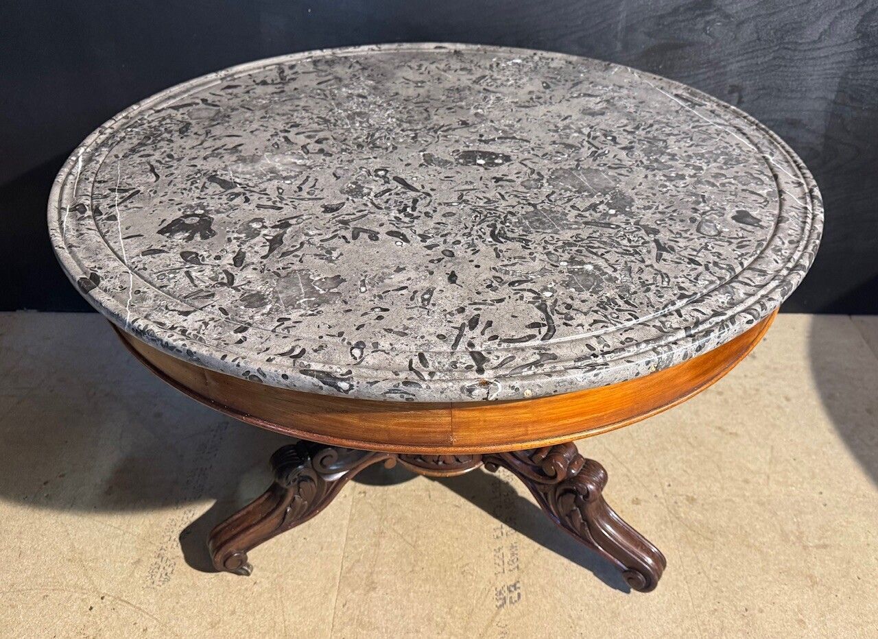 photo vinterior French Round Gueridon Centre Table