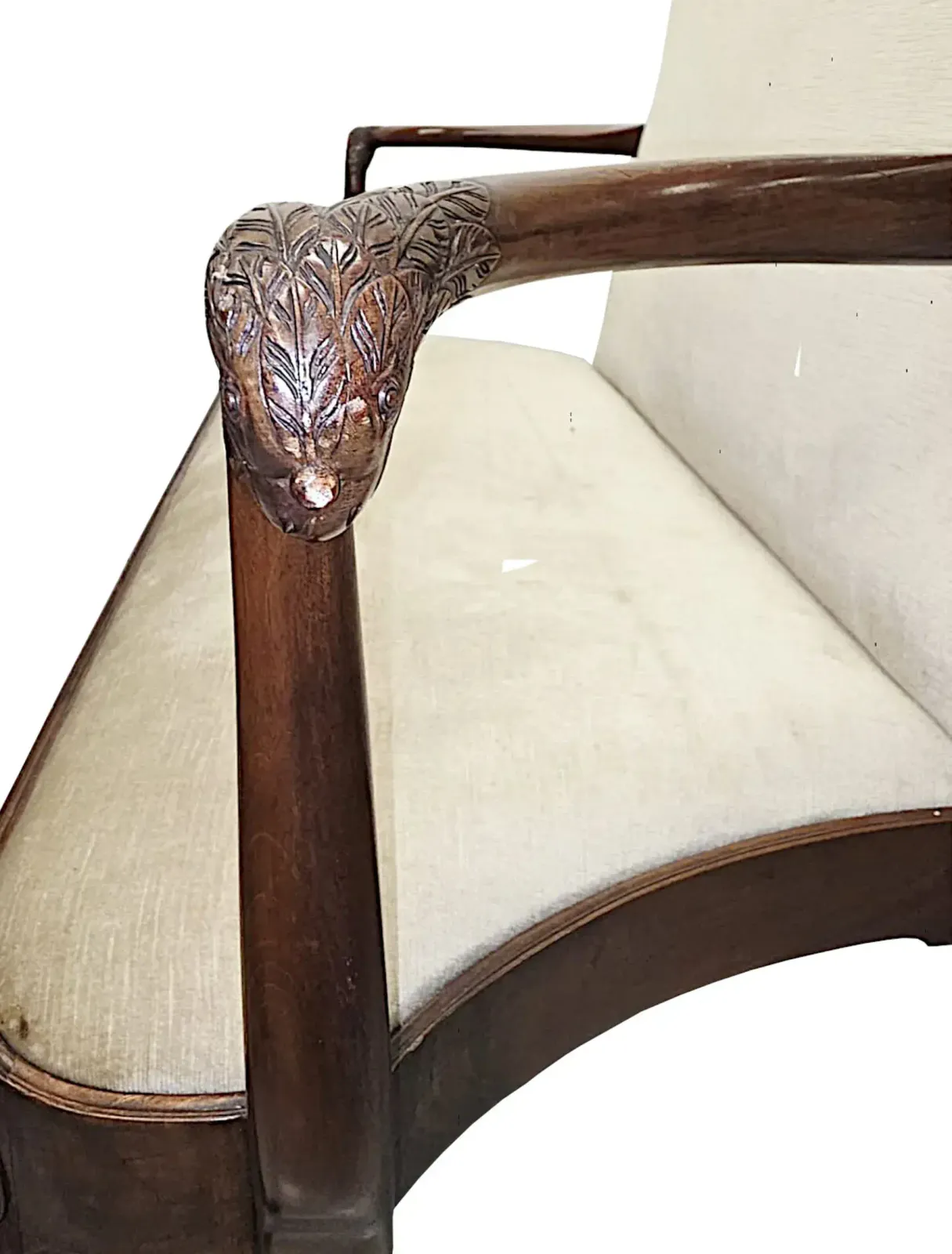 photo furniture A Very Rare Late 19th Century Irish Two Seater Settee In The Manner Of 'Butlers Of Dublin'