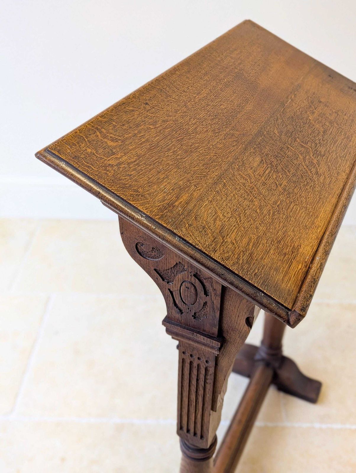 photo buy Antique Victorian Gothic Revival Oak Lectern C.1893