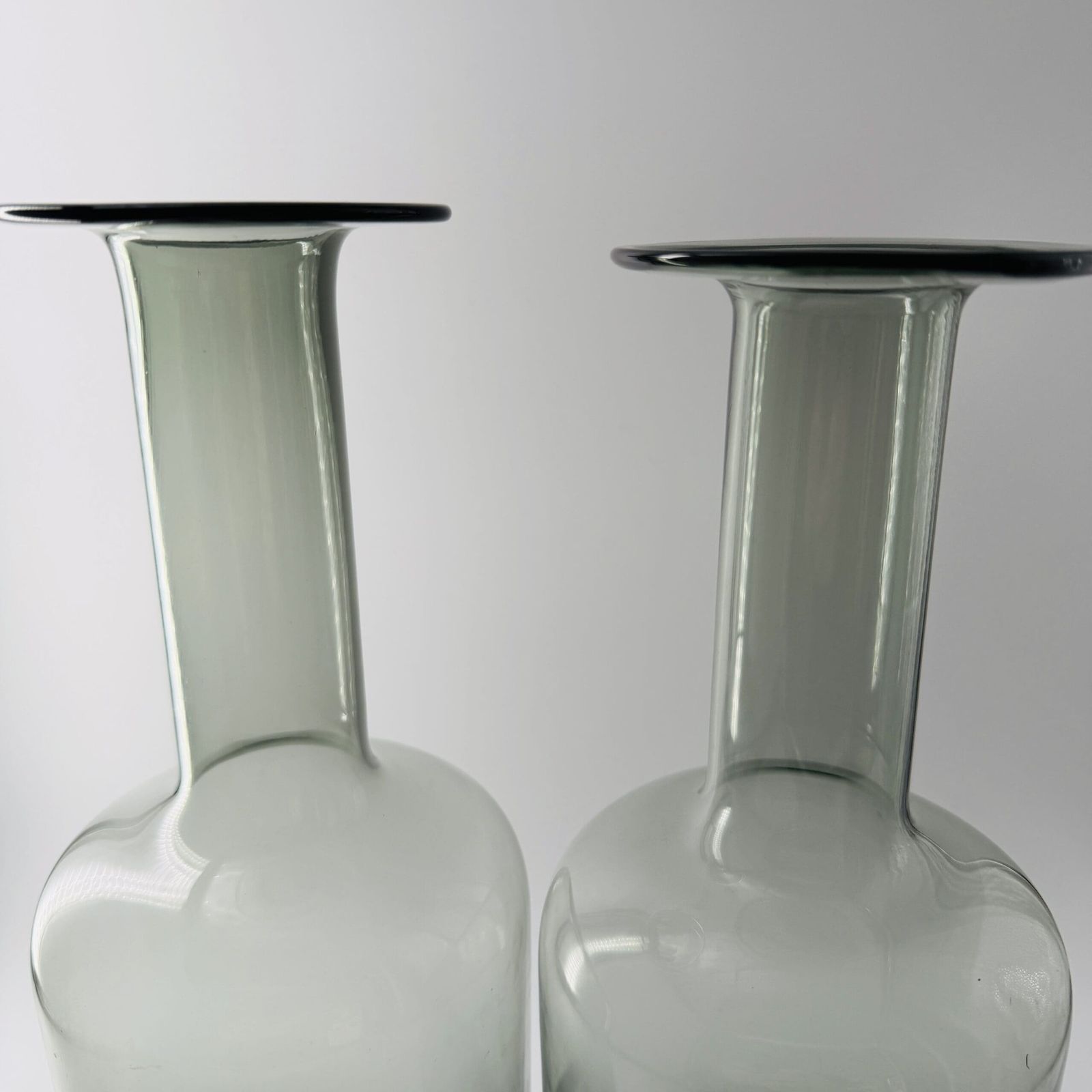 Danish “Floor Vase” Set By Otto Brauer For Holmegaard photo vintage
