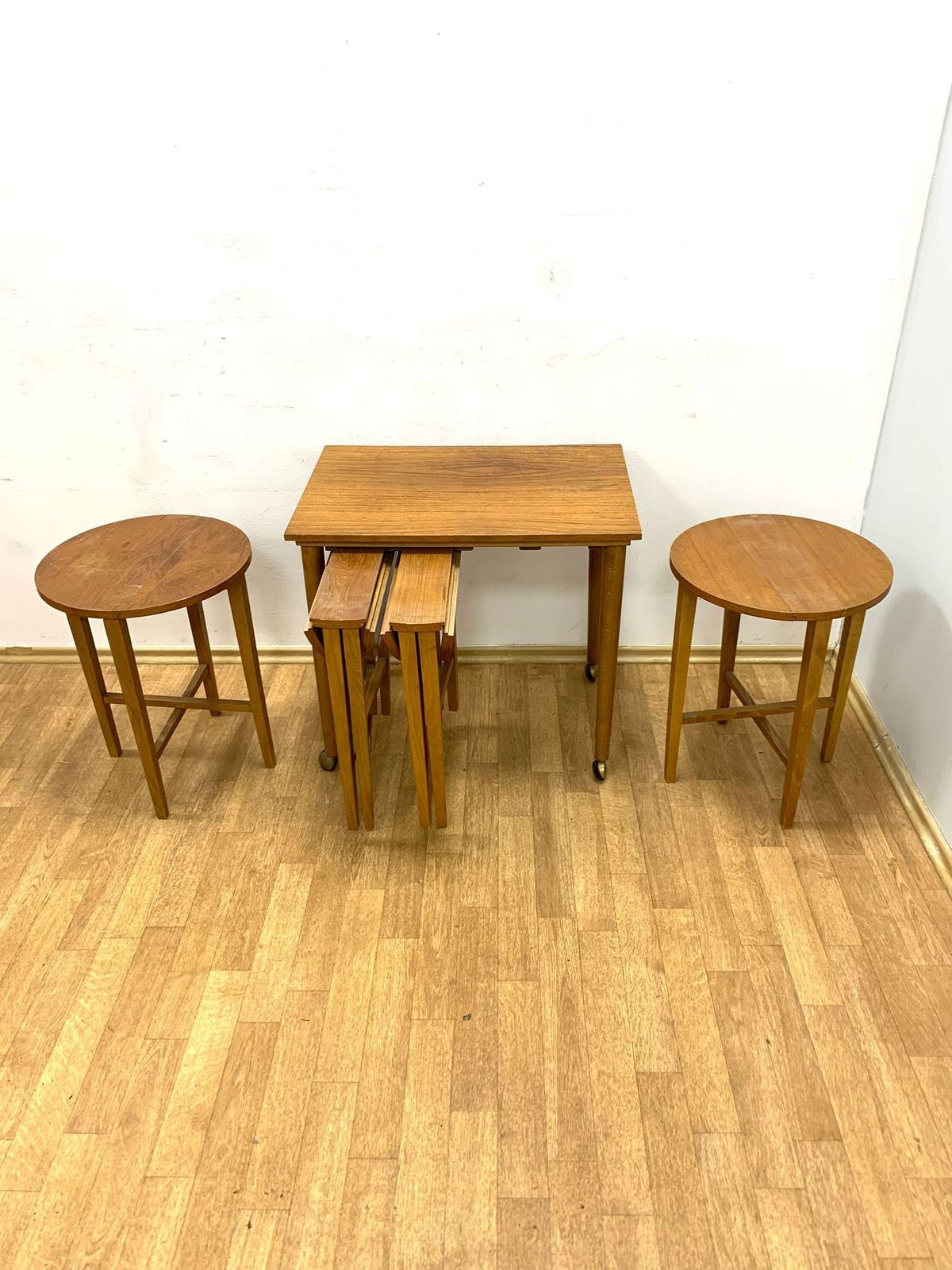 Vintage Nesteltafels Van Paul Hundevad, Tsjechisch Design, Jaren 1960 photo furniture