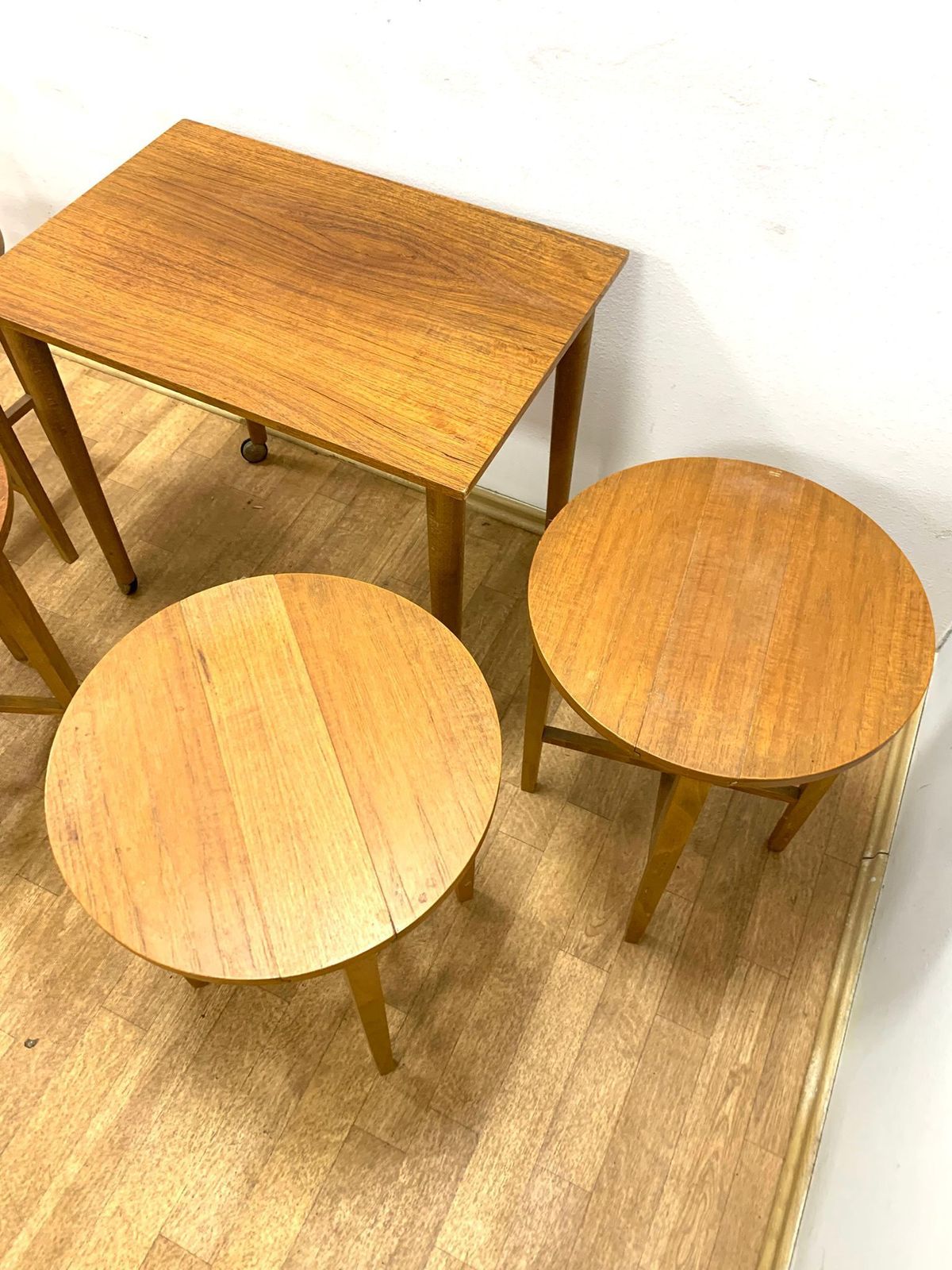 Vintage Nesteltafels Van Paul Hundevad, Tsjechisch Design, Jaren 1960 photo for sale
