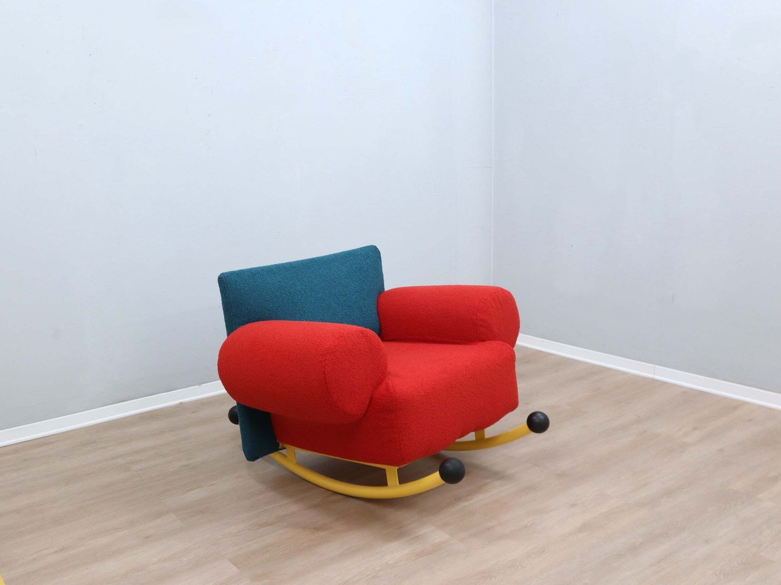 Topolino Rocking Chair By Seveso & Trezzi For Felice Rossi, 1980s