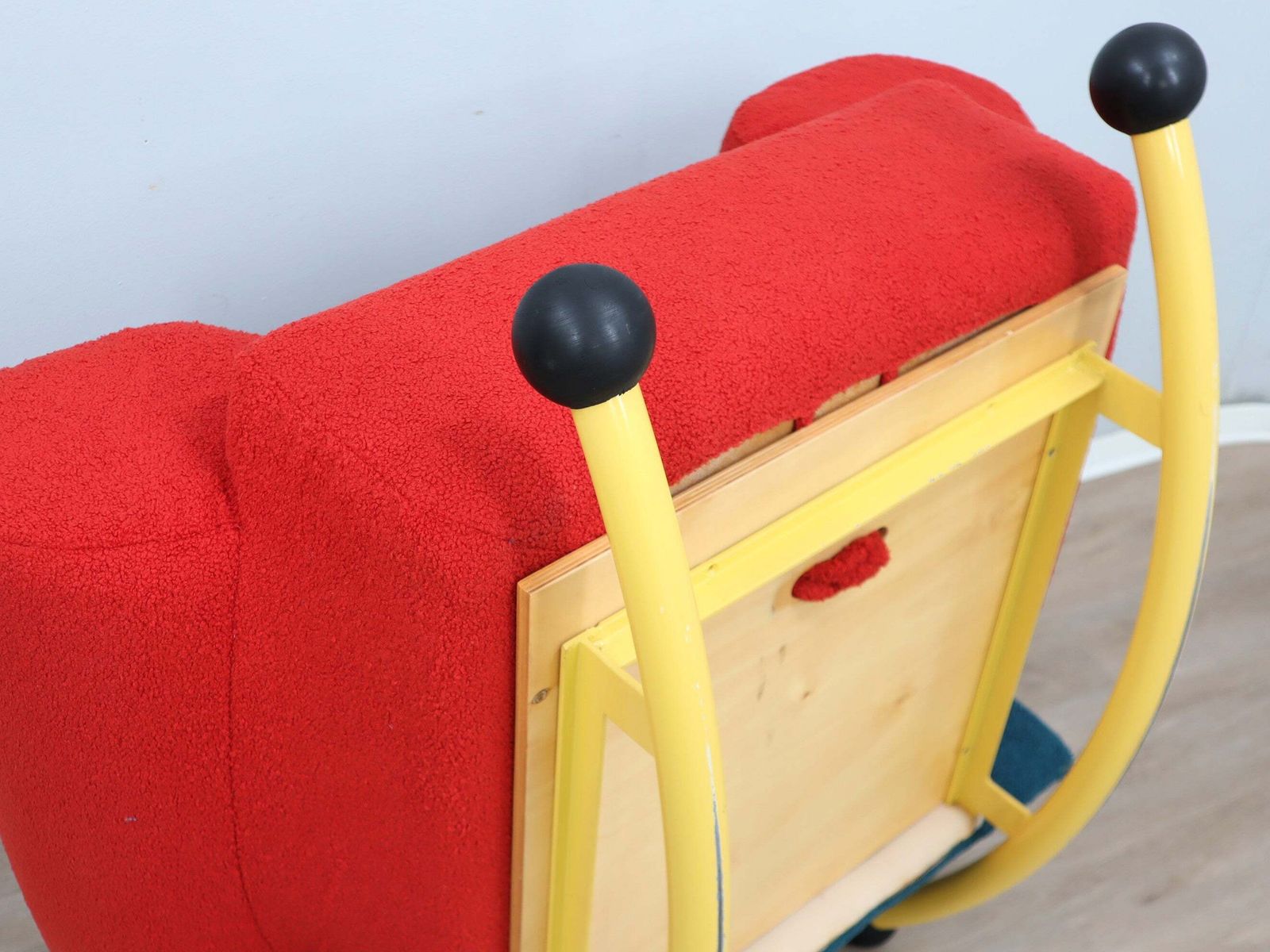 Furniture Topolino Rocking Chair By Seveso & Trezzi For Felice Rossi, 1980s photo