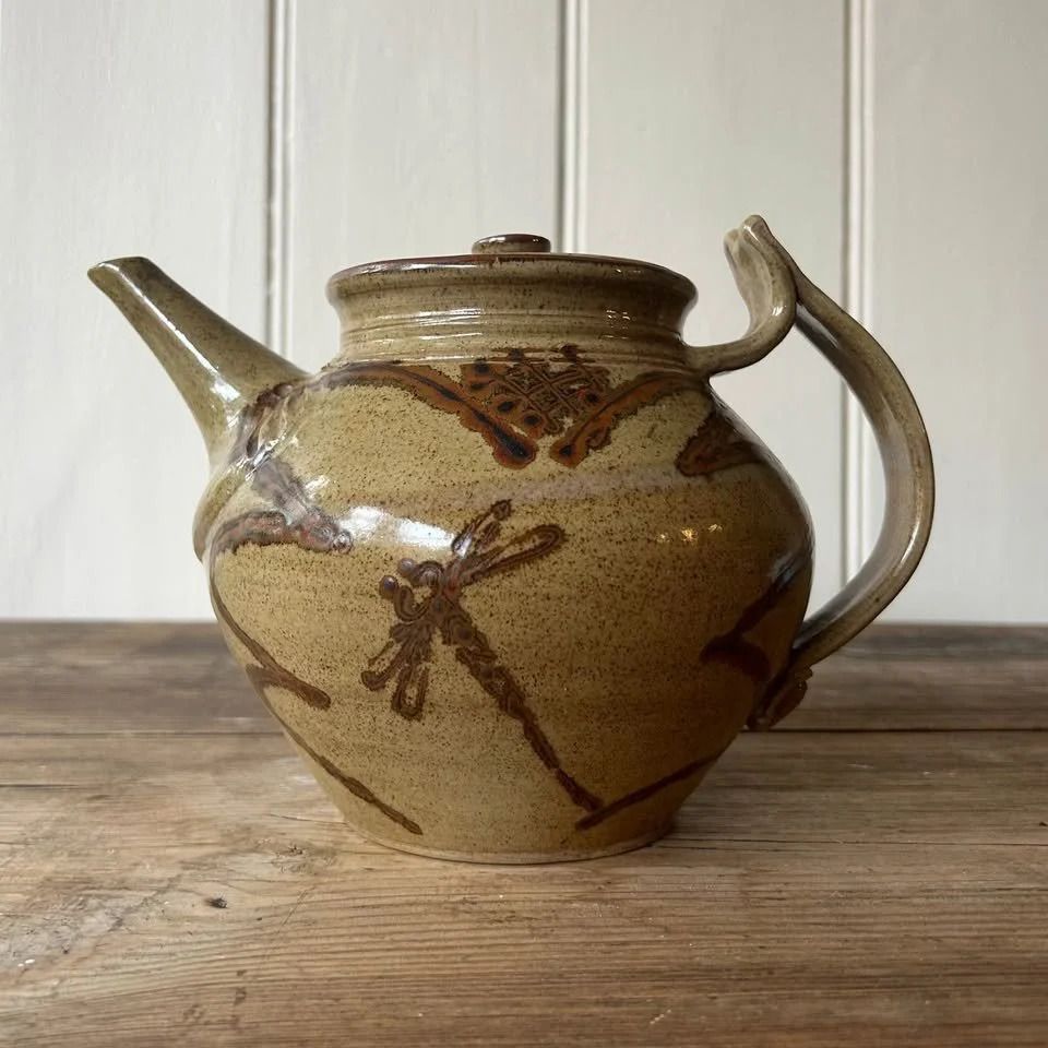 Danish Studio Pottery Dragonfly Teapot