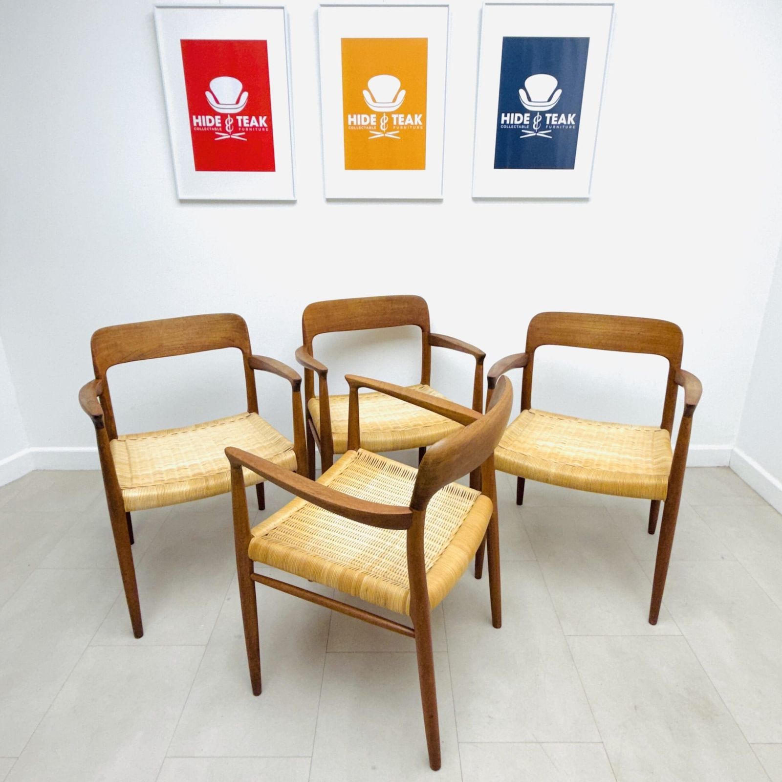 Danish Dining Carver Chairs By Niels Otto Møller photo furniture