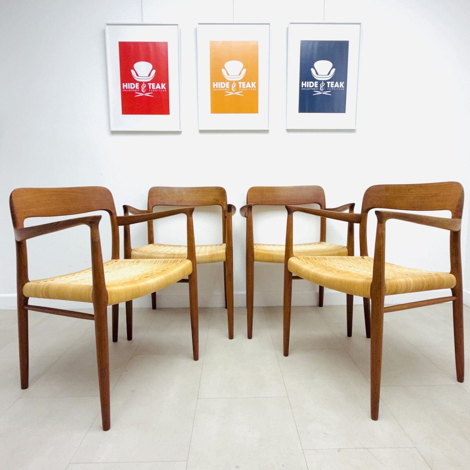 Danish Dining Carver Chairs By Niels Otto Møller photo 4850.0